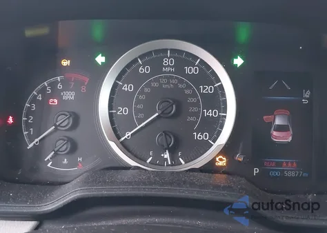 2021 Toyota Corolla Le z USA, uszkodzony, nr VIN 5YFEPMAE8MP159718